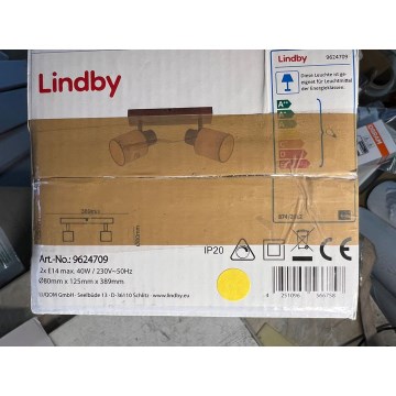 Lindby - Bodové svítidlo WANESSA 2xE14/10W/230V
