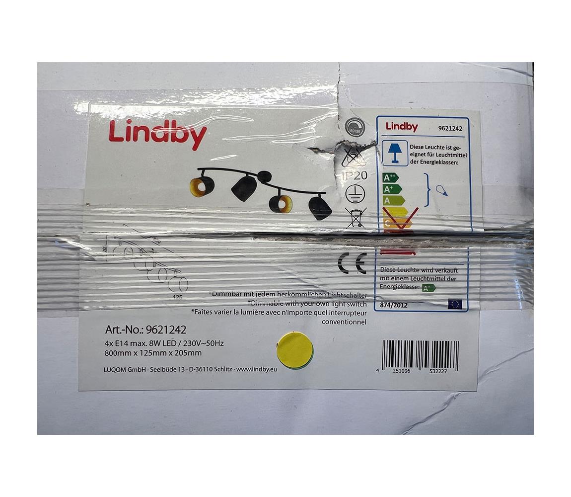 Lindby Lindby - LED Bodové svítidlo MORIK 4xE14/5W/230V 
