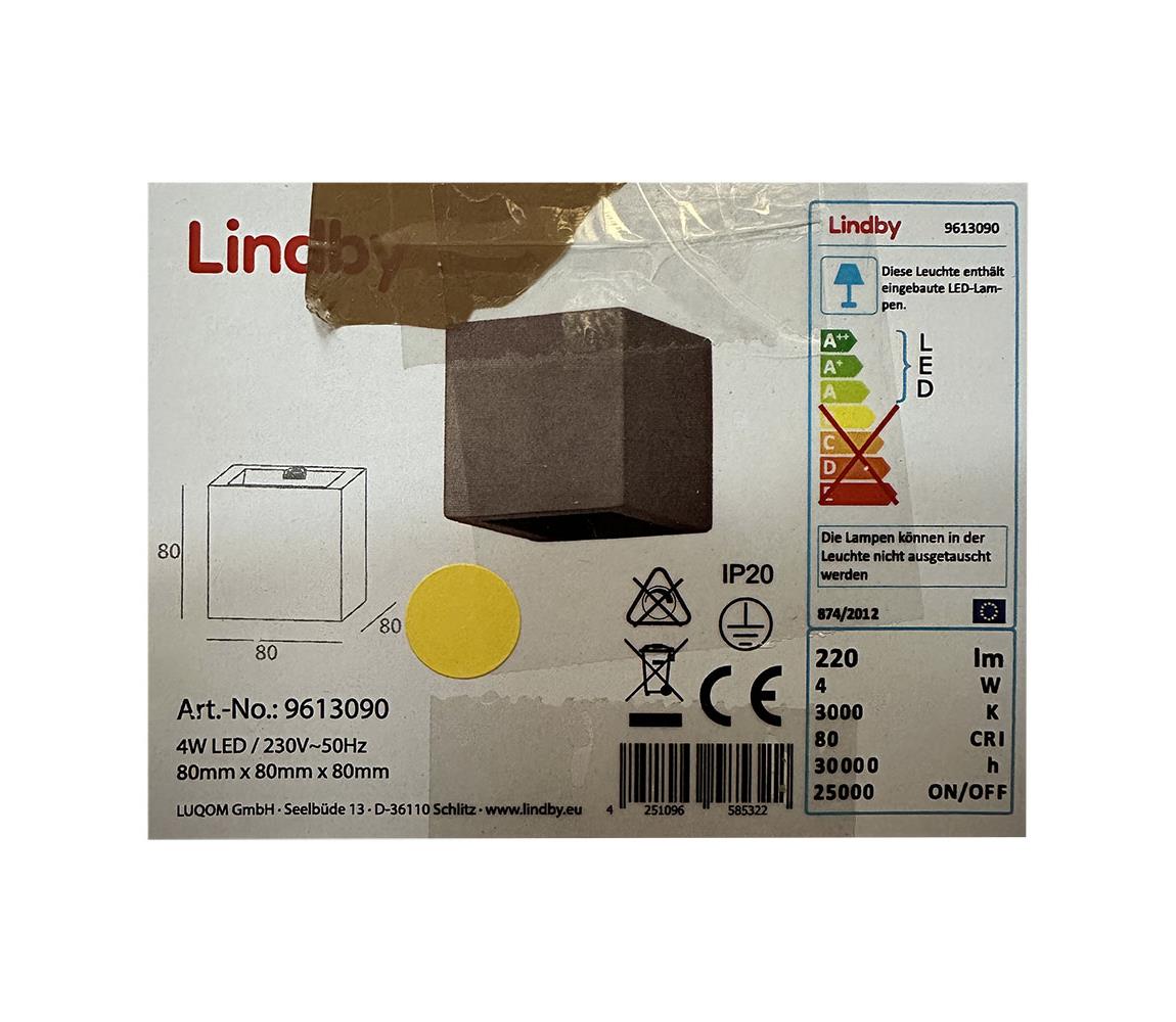Lindby Lindby - LED Nástěnné svítidlo QUASO LED/4W/230V LW0540