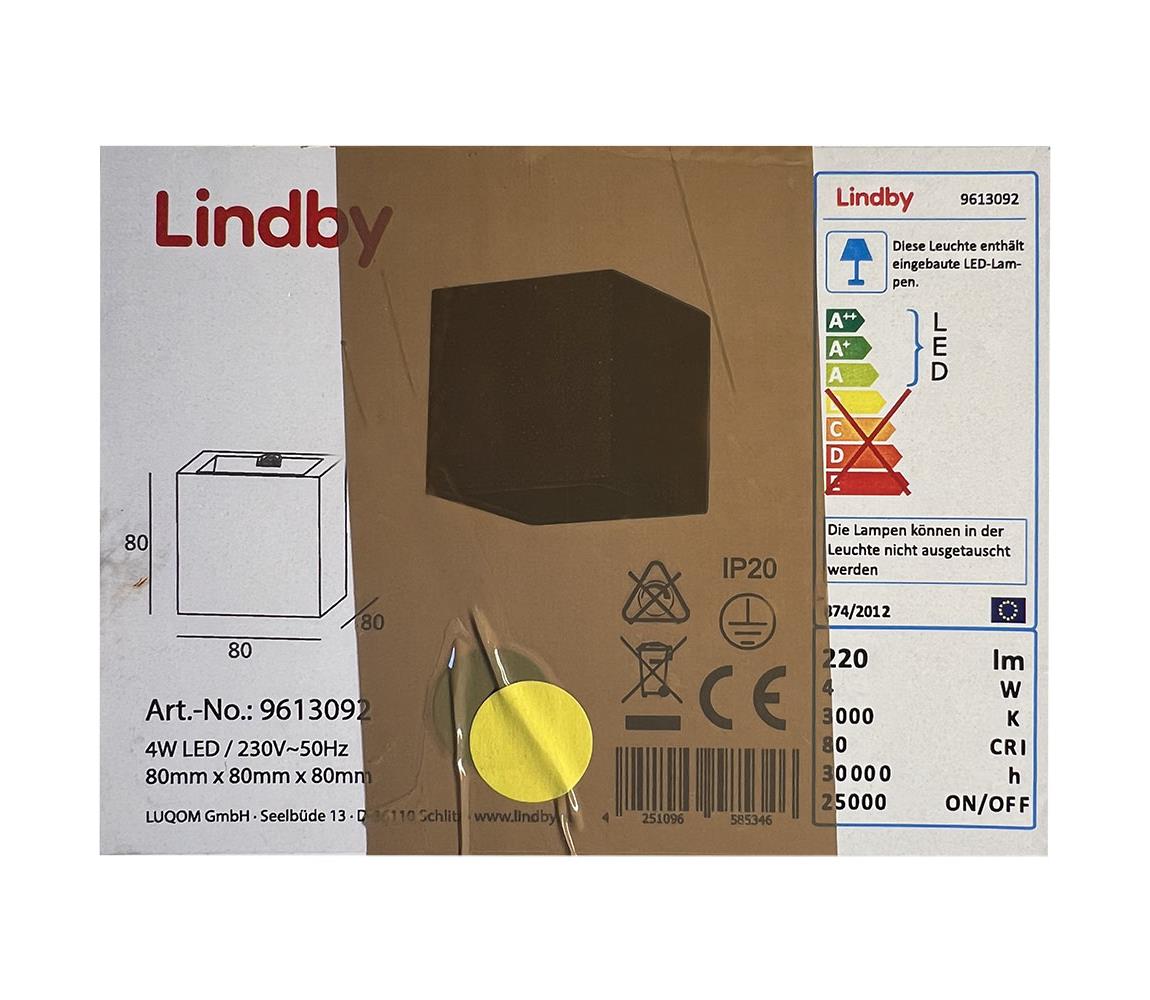 Lindby Lindby - LED Nástěnné svítidlo QUASO LED/4W/230V 