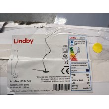 Lindby - LED RGB Stmívatelná stojací lampa CRIOSTAL LED/9W/230V + dálkové ovládání