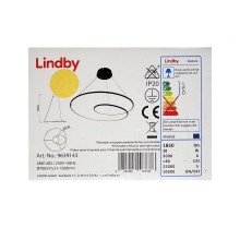 Lindby - LED Stmívatelný lustr na lanku LUCY LED/28W/230V