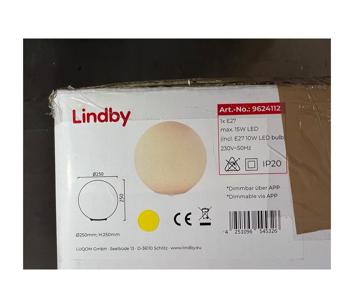 Lindby Lindby - LED Stolní lampa RHONA 1xE27/10W/230V 