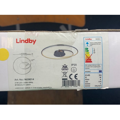 Lindby - LED Stropní svítidlo JOLINE LED/31W/230V