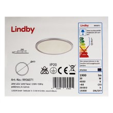 Lindby - LED Stropní svítidlo LEONTA LED/20W/230V