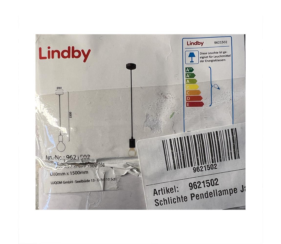 Lindby Lindby - Lustr na lanku JAKE 1xE27/60W/230V LW0175