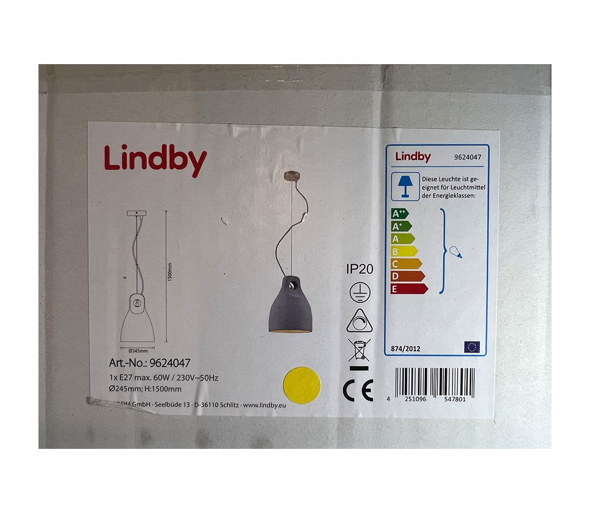 Lindby Lindby - Lustr na lanku MORTON 1xE27/60W/230V LW0351