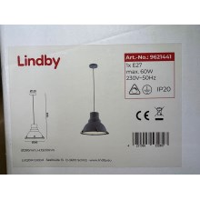 Lindby - Lustr na lanku PERCIVAL 1xE27/60W/230V