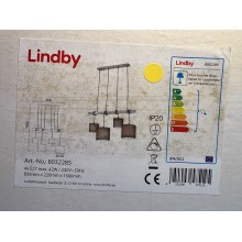 Lindby - Lustr na lanku RUKAIA 4xE27/42W/230V