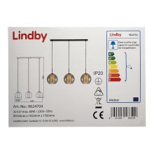 Lindby - Lustr na lanku YELA 3xE27/60W/230V