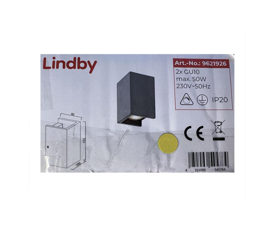 Lindby Lindby - Nástěnné svítidlo GERDA 2xGU10/50W/230V LW1192