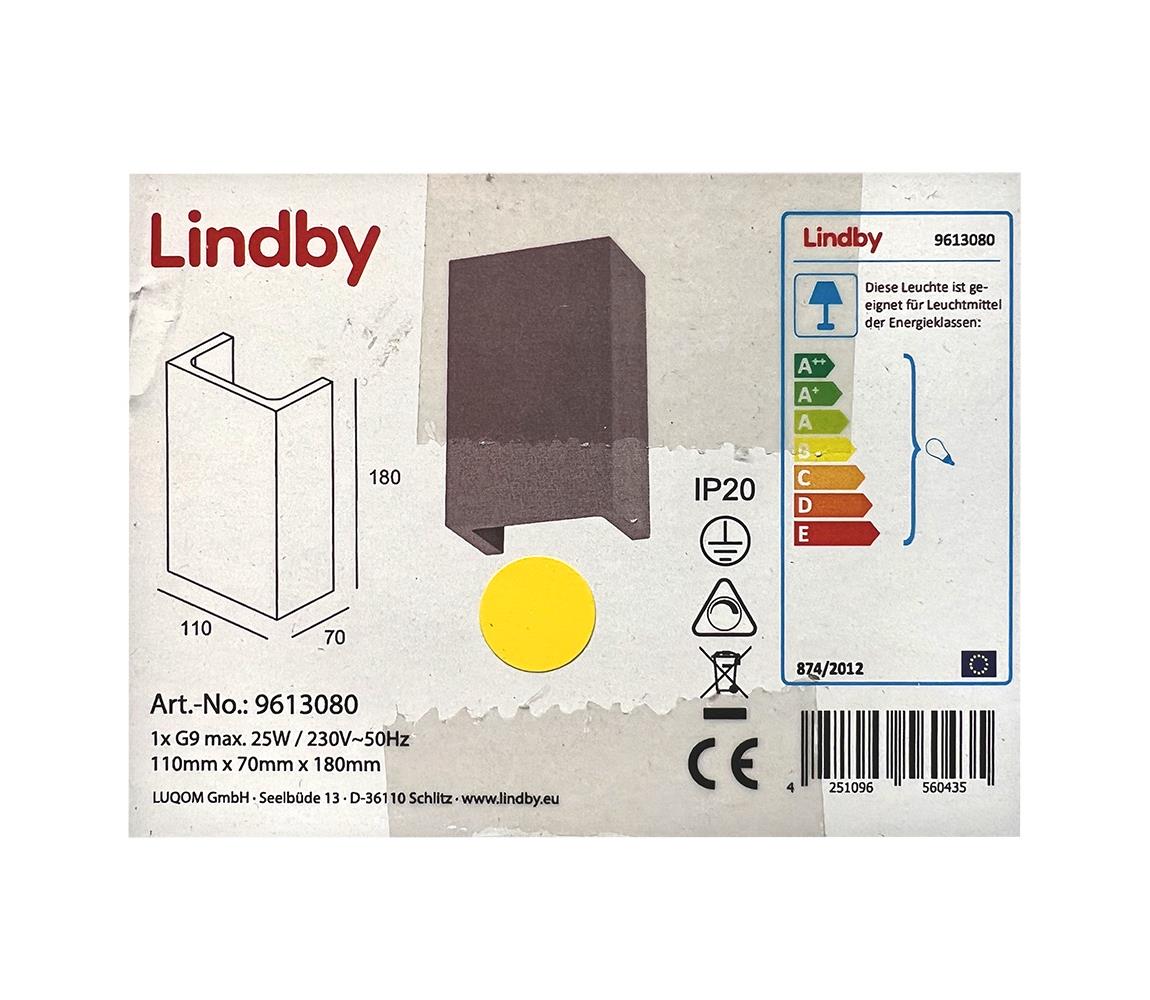 Lindby Lindby - Nástěnné svítidlo SMIRA 1xG9/25W/230V LW0225