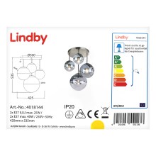 Lindby - Stropní svítidlo RAVENA 2xE27/40W/230V + 2xE27/25W/230V
