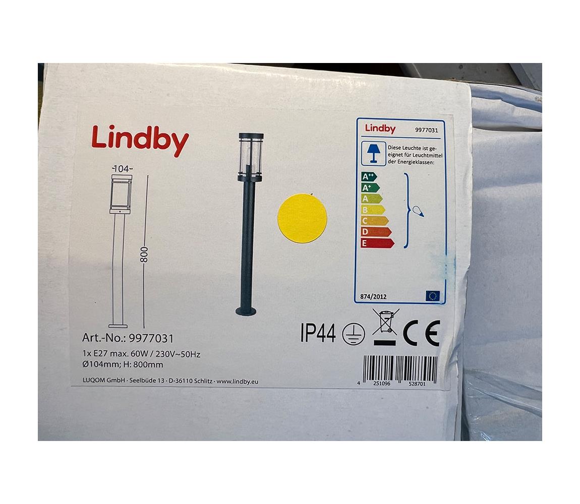 Lindby Lindby - Venkovní lampa DJORI 1xE27/60W/230V IP44 