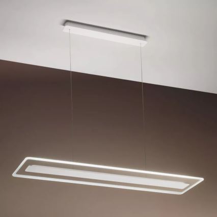 Linea Light 8936 - LED Lustr na lanku ANTILE LED/45W/230V CRI 90 bílá