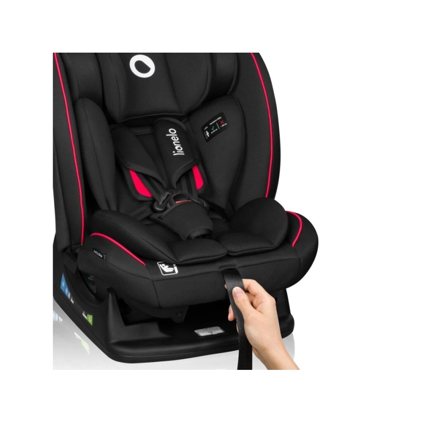 Lionelo - Autosedačka AART i-Size 40-150 cm černá/červená