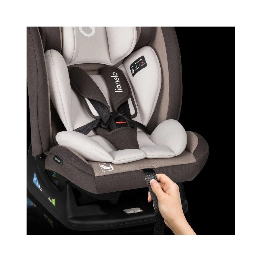 Lionelo - Autosedačka AART i-Size 40-150 cm hnědá/krémová