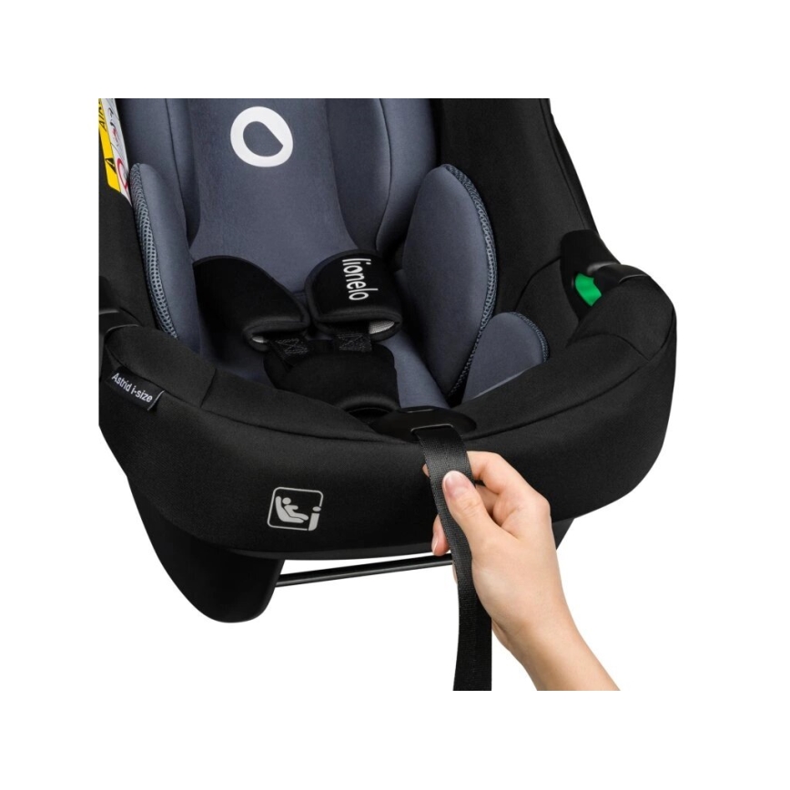 Lionelo - Autosedačka ASTRID i-Size 40-87 cm černá