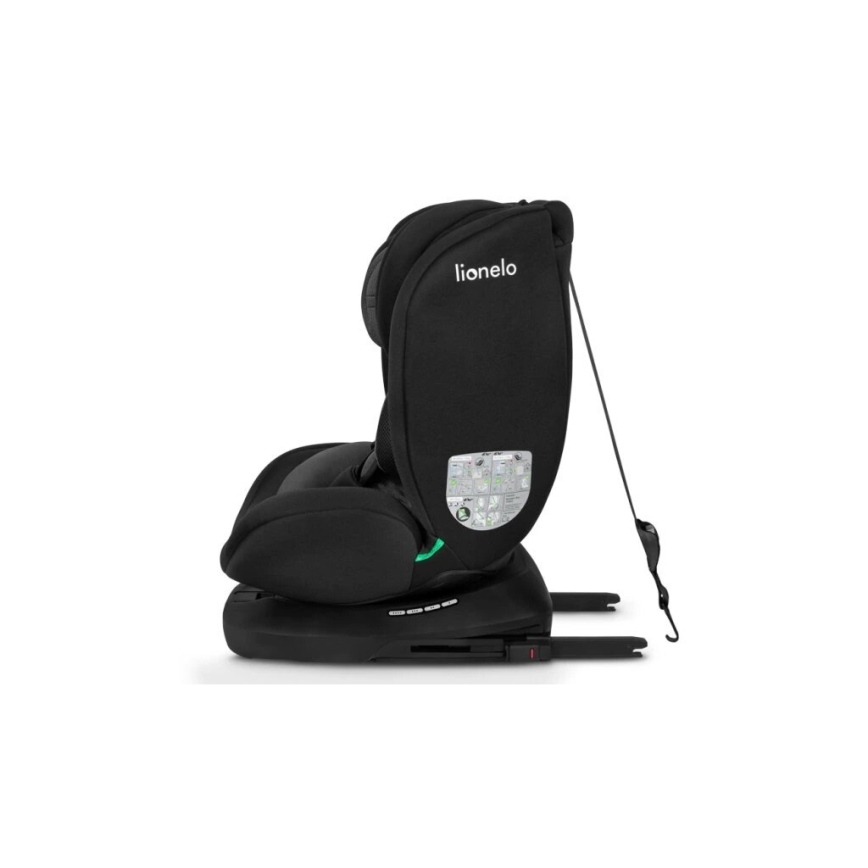 Lionelo - Autosedačka BASTIAAN i-Size 40-150 cm černá/šedá