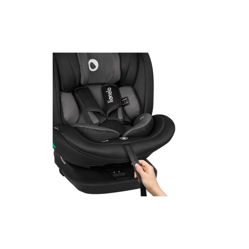 Lionelo - Autosedačka BASTIAAN i-Size 40-150 cm černá/šedá