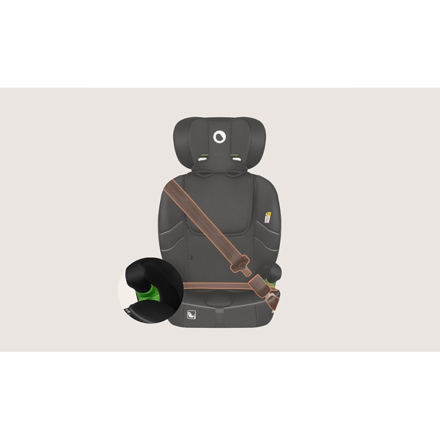 Lionelo - Autosedačka BILLY i-Size 76-150 cm Black Carbon
