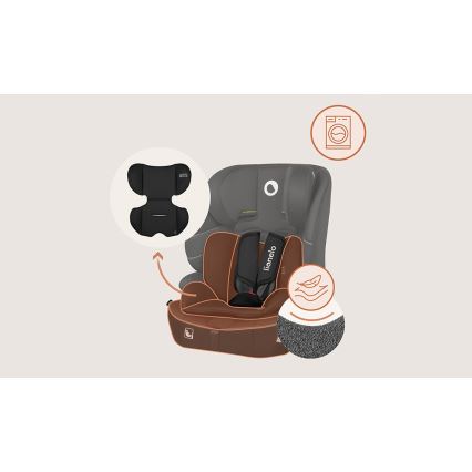 Lionelo - Autosedačka BILLY i-Size 76-150 cm Black Carbon