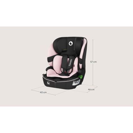 Lionelo - Autosedačka BILLY i-Size 76-150 cm Pink Baby