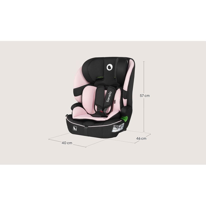 Lionelo - Autosedačka BILLY i-Size 76-150 cm Pink Baby