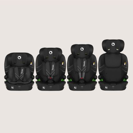 Lionelo - Autosedačka LEVI FIX i-Size 76-150 cm Black Carbon