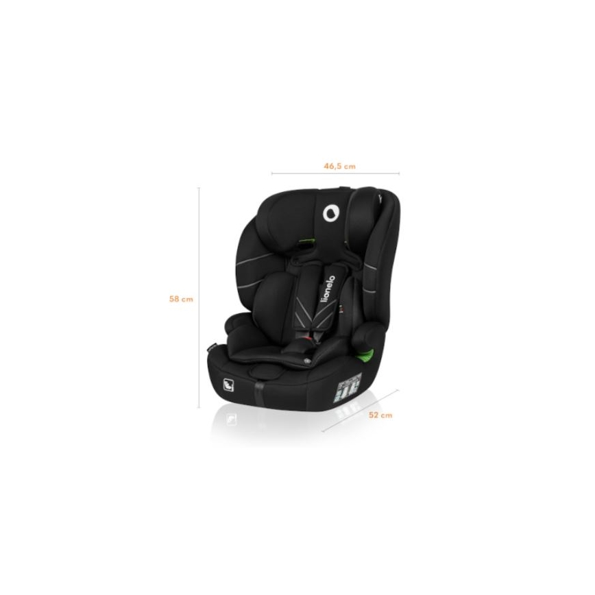 Lionelo - Autosedačka LEVI ONE i-Size 76-150 cm černá