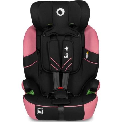Lionelo - Autosedačka LEVI ONE i-Size 76-150 cm černá/růžová