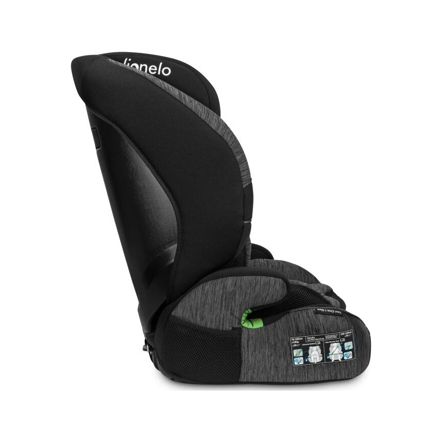 Lionelo - Autosedačka LEVI ONE i-Size 76-150 cm černá/šedá