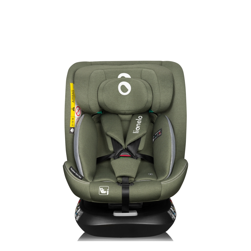 Lionelo - Autosedačka se základnou otočná BASTIAAN ONE i-Size 40-150 cm Green Olive