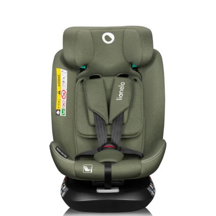 Lionelo - Autosedačka se základnou otočná BASTIAAN ONE i-Size 40-150 cm Green Olive