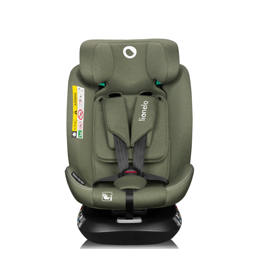 Lionelo - Autosedačka se základnou otočná BASTIAAN ONE i-Size 40-150 cm Green Olive