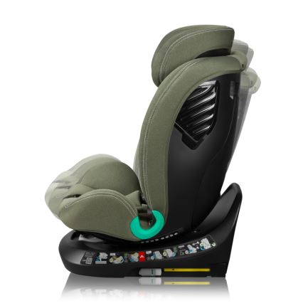 Lionelo - Autosedačka se základnou otočná BASTIAAN ONE i-Size 40-150 cm Green Olive