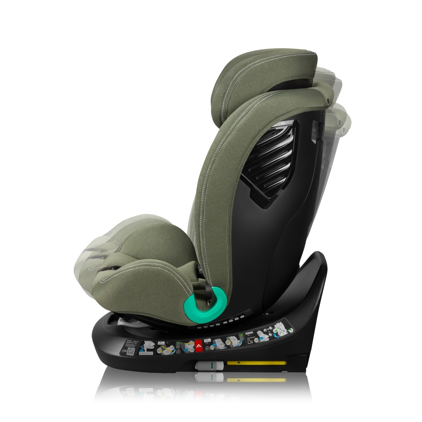 Lionelo - Autosedačka se základnou otočná BASTIAAN ONE i-Size 40-150 cm Green Olive
