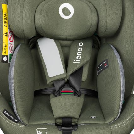 Lionelo - Autosedačka se základnou otočná BASTIAAN ONE i-Size 40-150 cm Green Olive