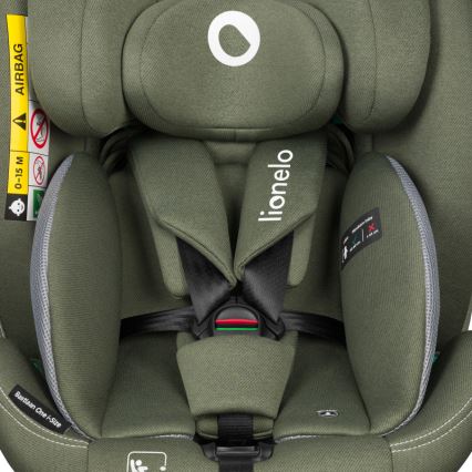 Lionelo - Autosedačka se základnou otočná BASTIAAN ONE i-Size 40-150 cm Green Olive