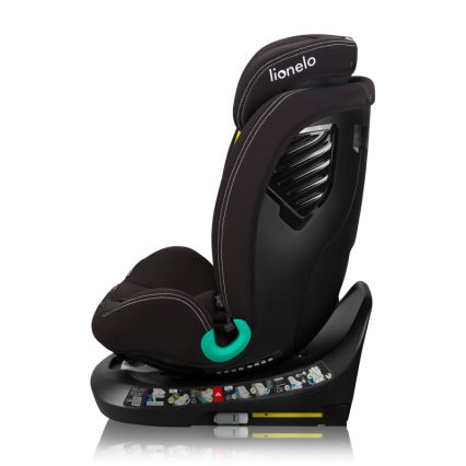 Lionelo - Autosedačka se základnou otočná BASTIAAN ONE i-Size 40-150 cm Black Carbon