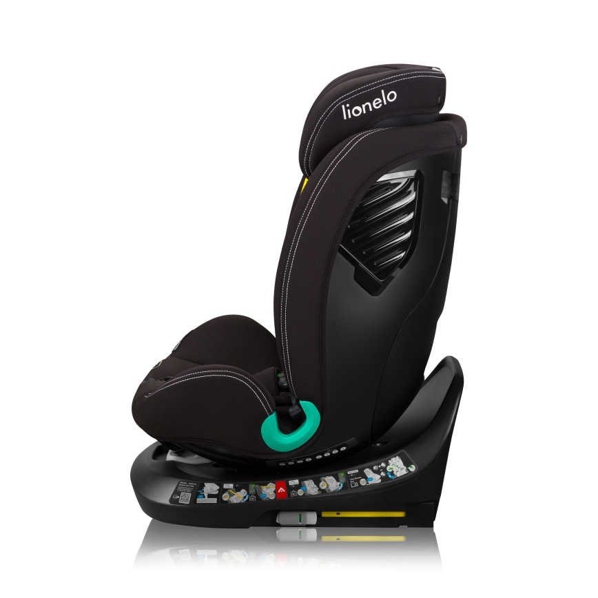 Lionelo - Autosedačka se základnou otočná BASTIAAN ONE i-Size 40-150 cm Black Carbon