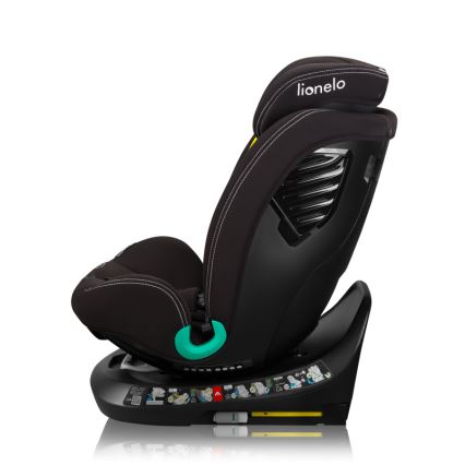 Lionelo - Autosedačka se základnou otočná BASTIAAN ONE i-Size 40-150 cm Black Carbon