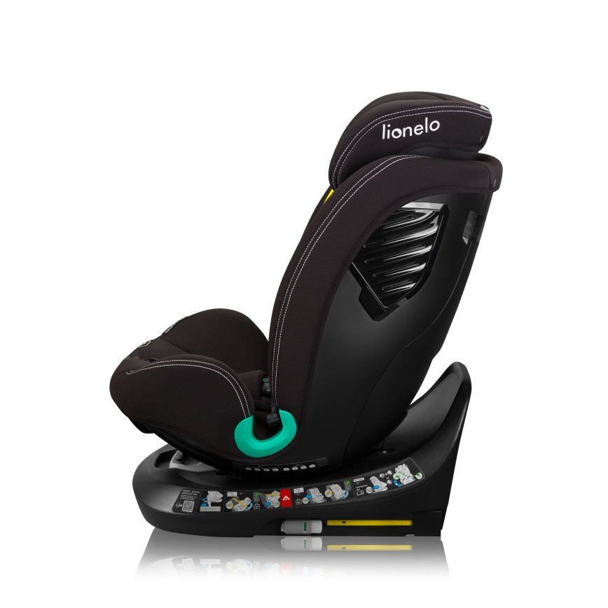 Lionelo - Autosedačka se základnou otočná BASTIAAN ONE i-Size 40-150 cm Black Carbon