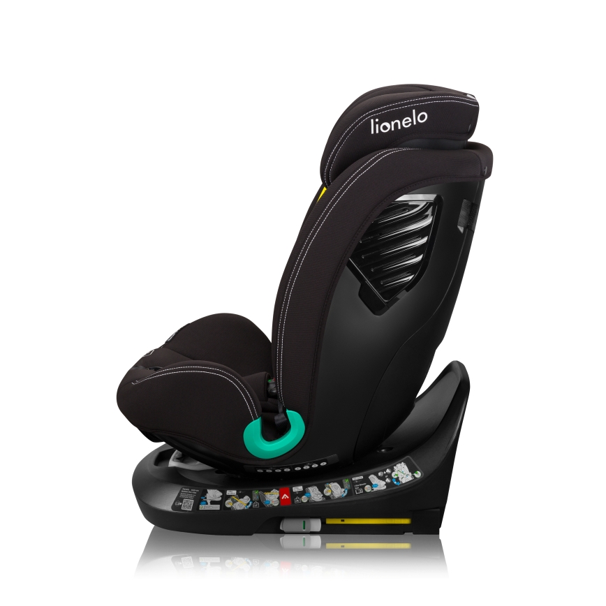 Lionelo - Autosedačka se základnou otočná BASTIAAN ONE i-Size 40-150 cm Black Carbon