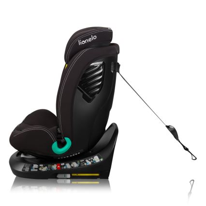 Lionelo - Autosedačka se základnou otočná BASTIAAN ONE i-Size 40-150 cm Black Carbon