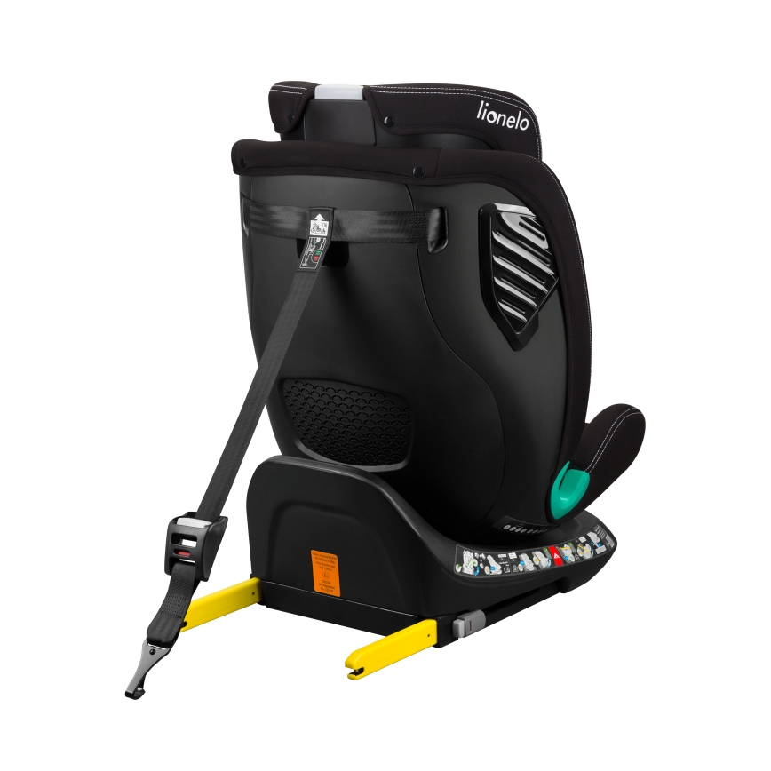 Lionelo - Autosedačka se základnou otočná BASTIAAN ONE i-Size 40-150 cm Black Carbon