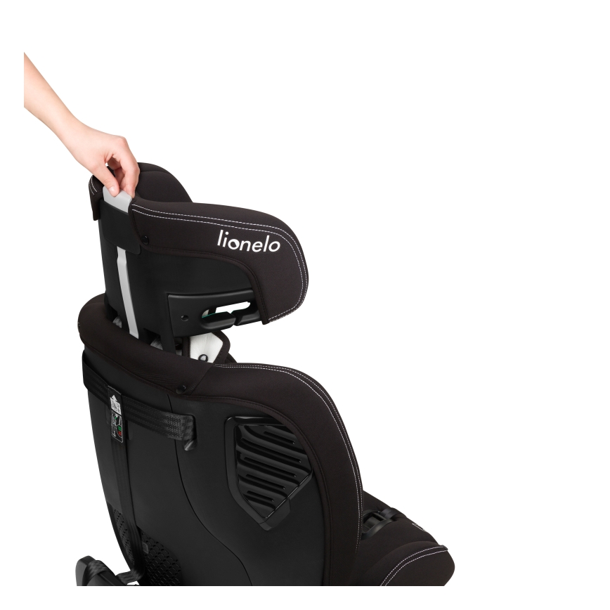 Lionelo - Autosedačka se základnou otočná BASTIAAN ONE i-Size 40-150 cm Black Carbon