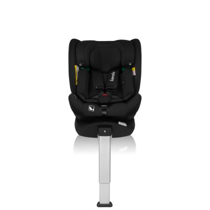 Lionelo - Autosedačka se základnou otočná BRAAM AIR i-Size 40-150 cm Black Carbon