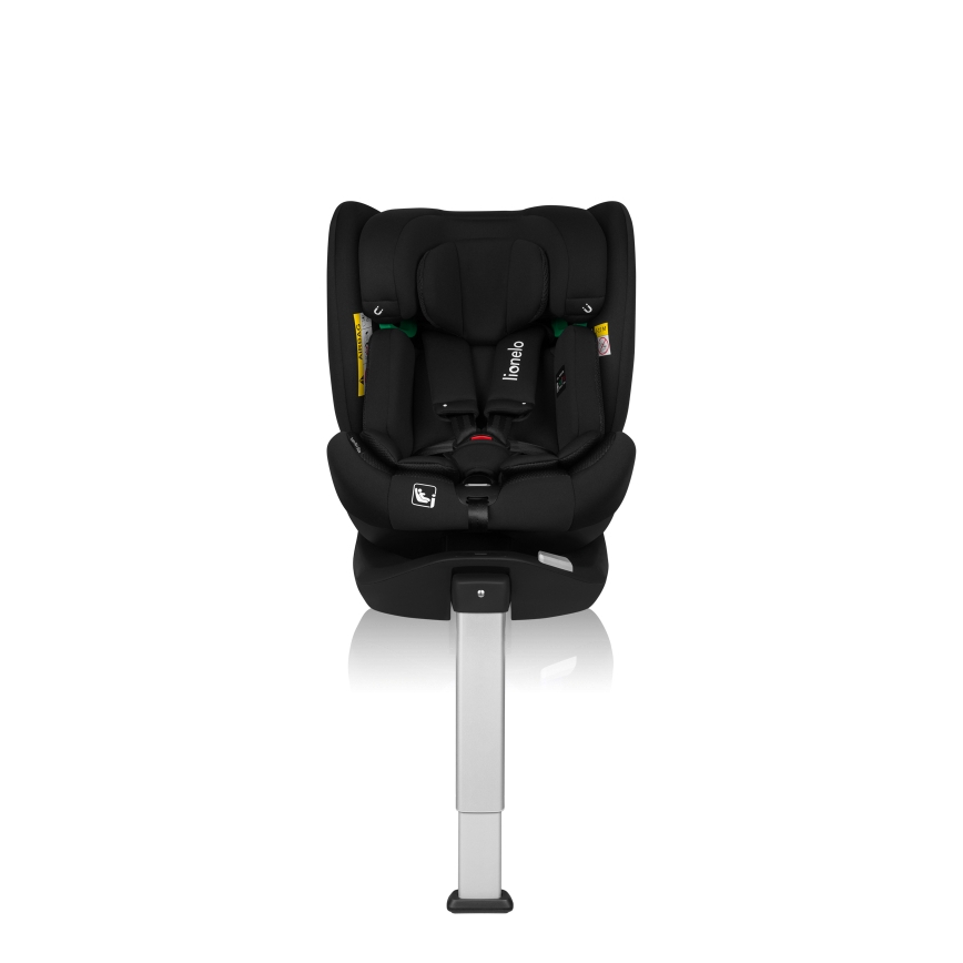 Lionelo - Autosedačka se základnou otočná BRAAM AIR i-Size 40-150 cm Black Carbon