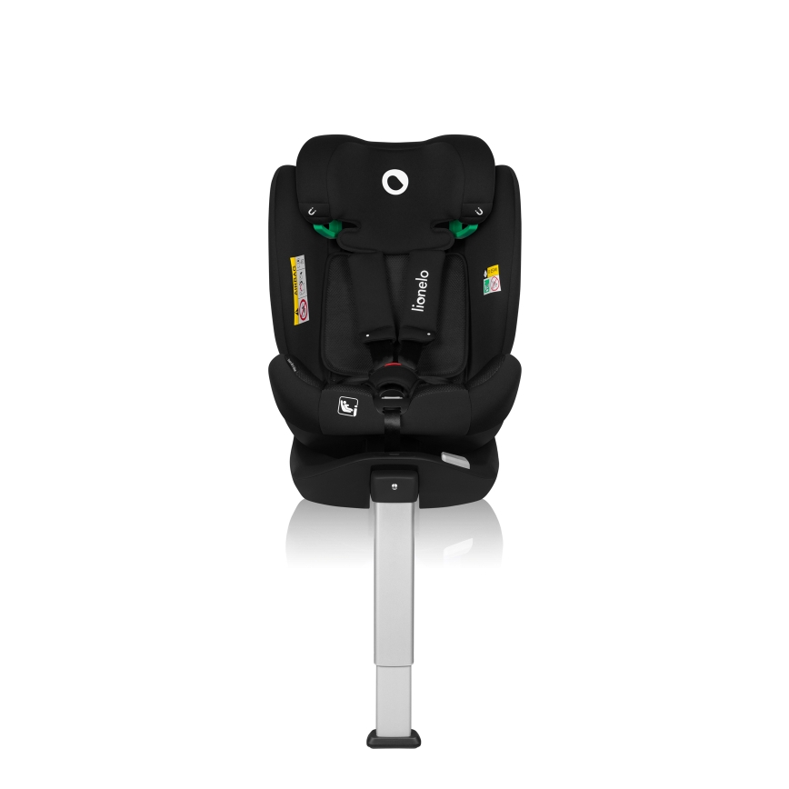 Lionelo - Autosedačka se základnou otočná BRAAM AIR i-Size 40-150 cm Black Carbon